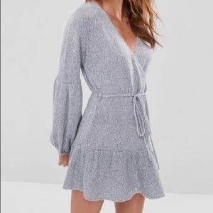 Long Sleeve Sweater Dress - S